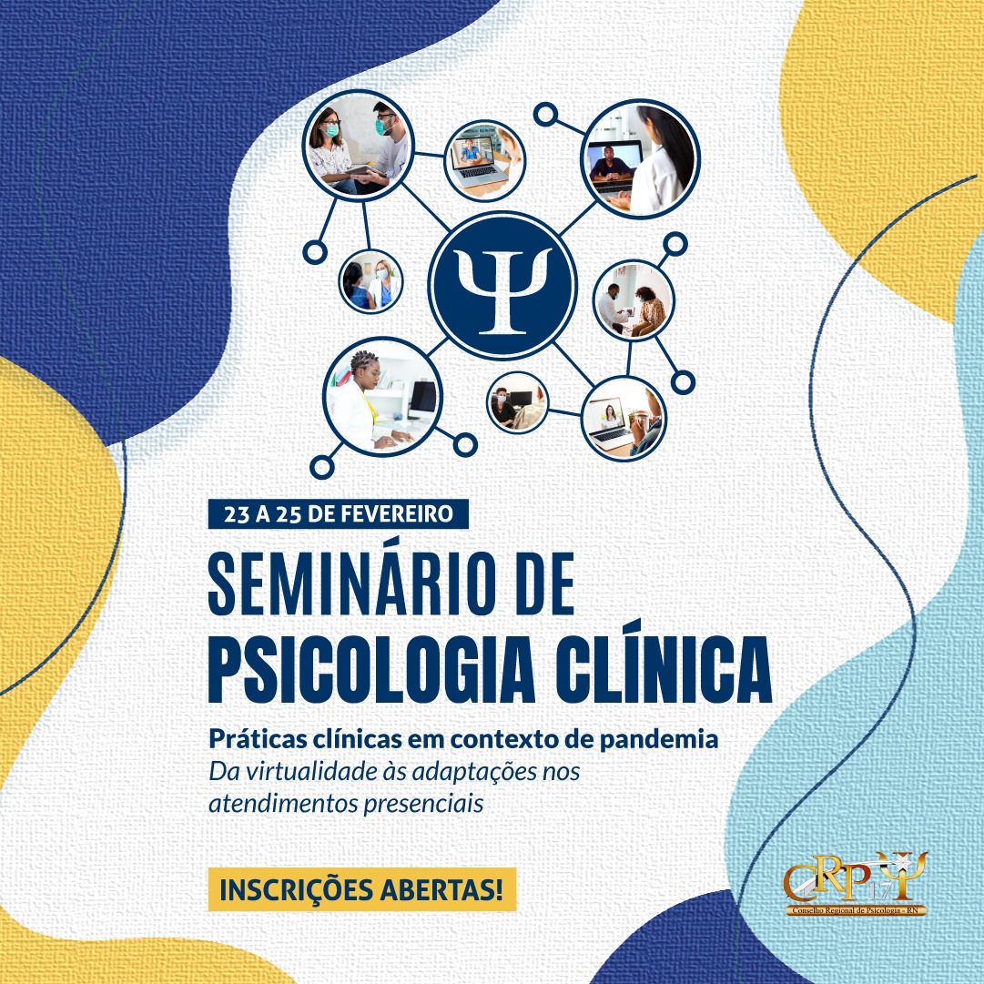 CRP-RN | CRP abre inscrições e divulga programação do Seminário de  Psicologia Clínica